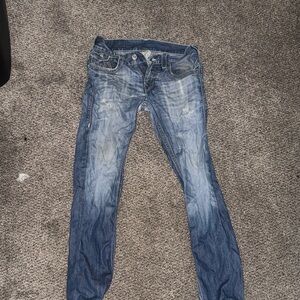 True Religion Men's Slim Jeans - Blue